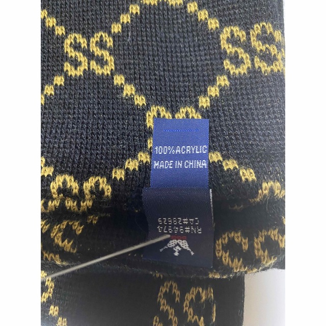 Old Stüssy モノグラム マフラー ブラック未使用品
