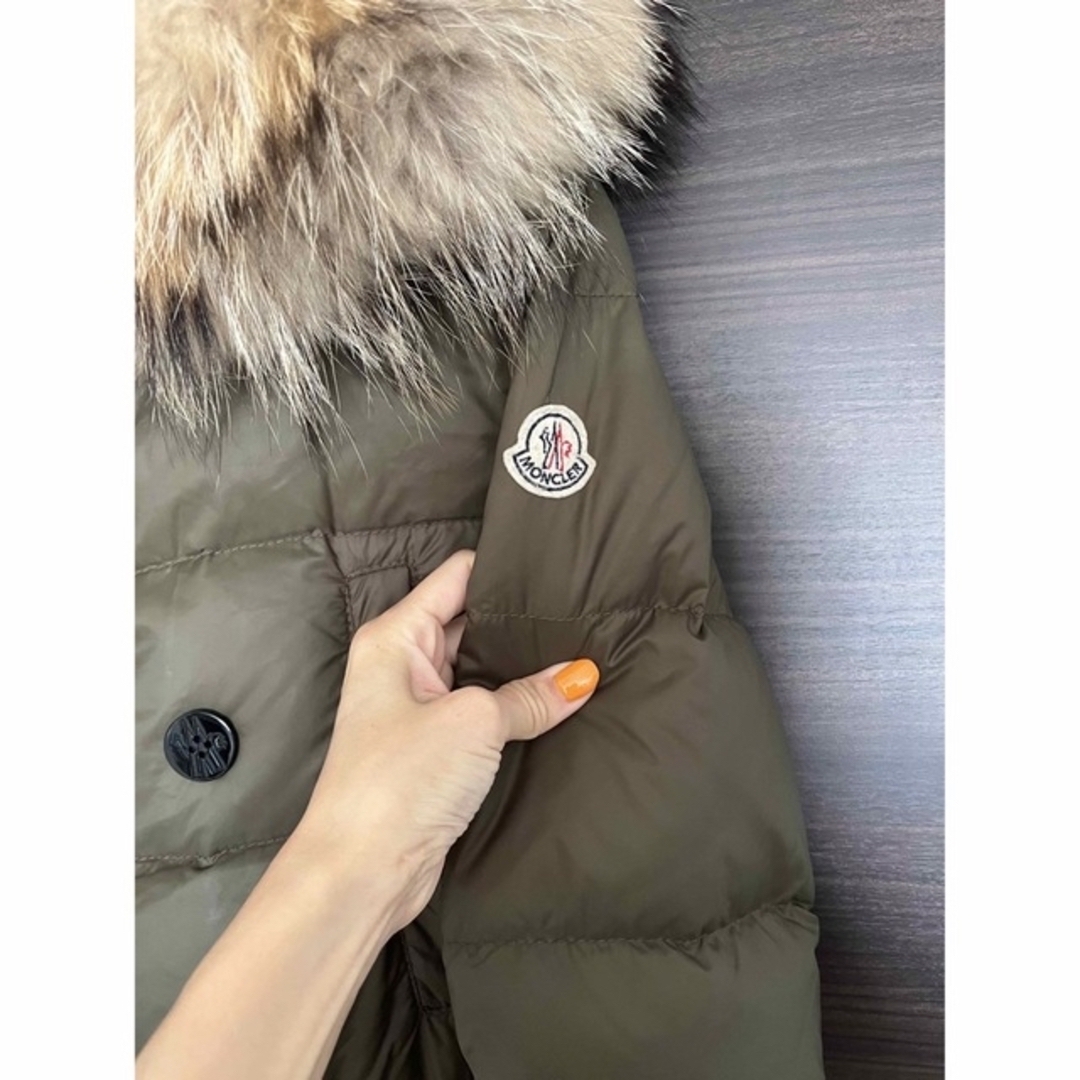 MONCLER - モンクレール メッシーナ ロング ダウンコート カーキ 美品