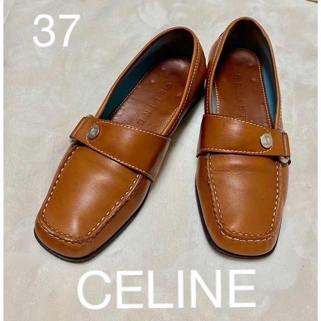 見事な 新品 ❤️ ローファー/38 プラットフォームローファー CELINE