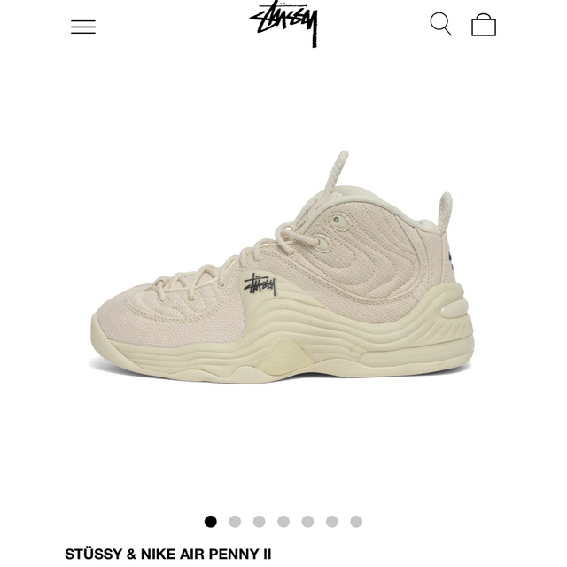 STUSSY(ステューシー)のstussy nike air penny Ⅱ 26.0cm メンズの靴/シューズ(スニーカー)の商品写真