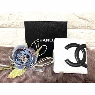 シャネル(CHANEL)のダンジョー様専用☆シャネルカンボンライン二つ折り財布☆(財布)