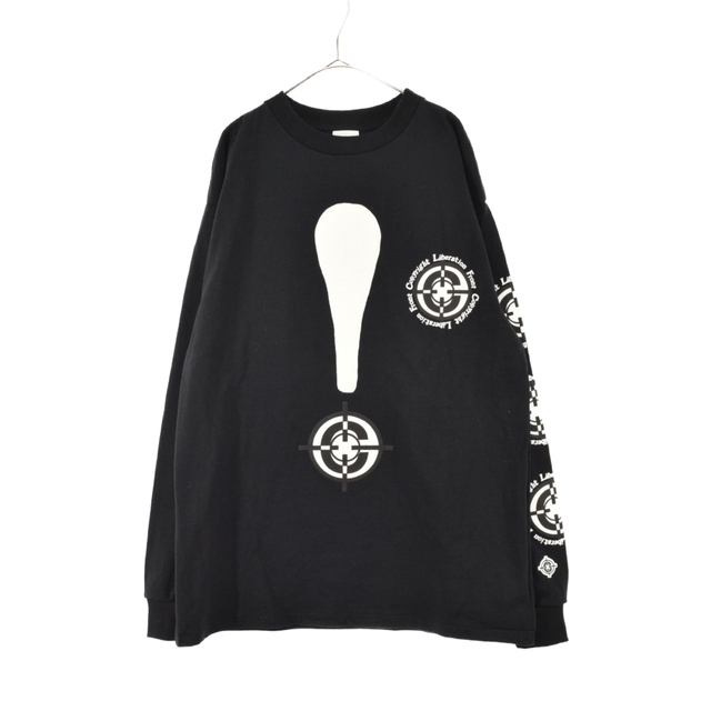 READY MADE レディメイド 22SS RE-CO-BK-00-00-203 TARGET LS TEE / BLK ターゲット L/S 長袖Tシャツ ロングスリーブ ロンT ブラック56センチ袖丈