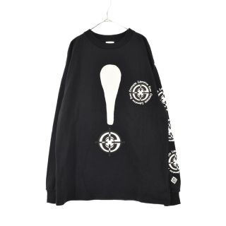 レディメイド(LADY MADE)のREADY MADE レディメイド 22SS RE-CO-BK-00-00-203 TARGET LS TEE / BLK ターゲット L/S 長袖Tシャツ ロングスリーブ ロンT ブラック(Tシャツ/カットソー(七分/長袖))