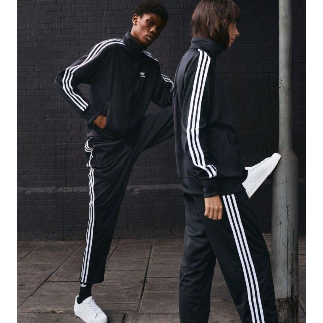 Originals（adidas）(オリジナルス)のadidas 黒 ファイヤーバード 男性XS アディダスジャージ トラックトップ メンズのトップス(ジャージ)の商品写真