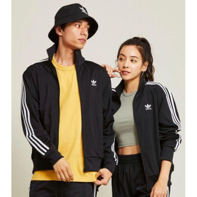 Originals（adidas）(オリジナルス)のadidas 黒 ファイヤーバード 男性XS アディダスジャージ トラックトップ メンズのトップス(ジャージ)の商品写真