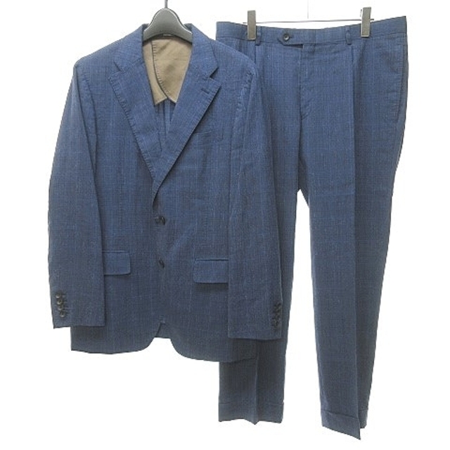 スーツセレクト 近年 セットアップ スーツ上下 ビジネス 青 AB6 STK メンズのスーツ(スーツジャケット)の商品写真