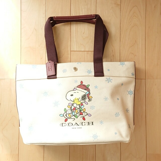 COACH×peanuts トートバッグ スヌーピー