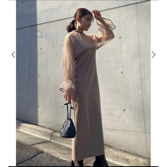 Ameri MANY WAY AIRY VEIL DRESSワンピース