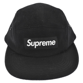 シュプリーム(Supreme)のSUPREME シュプリーム 17AW Wool Camp Cap ボックスロゴ ウールキャンプキャップ 帽子 ブラック(キャップ)