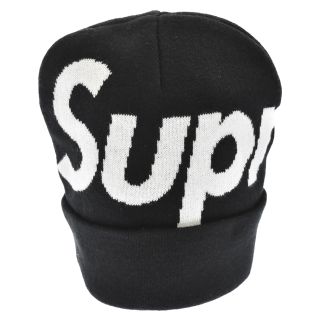 シュプリーム(Supreme)のSUPREME シュプリーム 22AW Big Logo Beanie ビッグロゴ ビーニー ブラック(ニット帽/ビーニー)