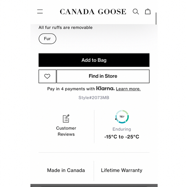 CANADA GOOSE(カナダグース)のCanada goose black label Sherridon Parka メンズのジャケット/アウター(ダウンジャケット)の商品写真