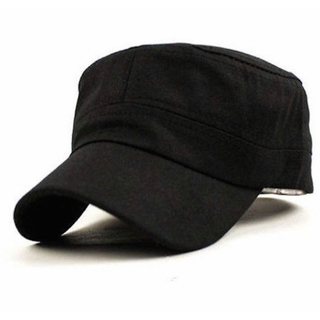 激安！定価3200円！シンプル 帽子 フリーサイズ ブラック(その他)