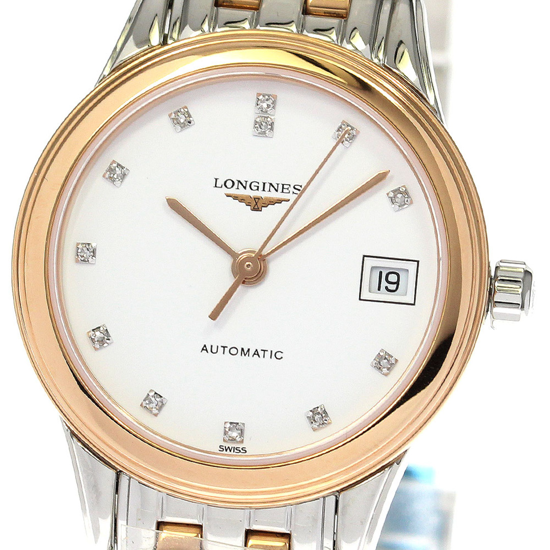 ☆未使用品 ★箱付き【LONGINES】ロンジン フラッグシップ L4.274.3 自動巻き レディース_735995【ev20】