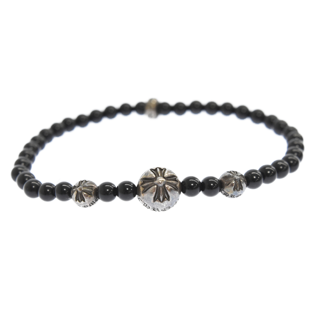 通販安い Chrome Hearts - CHROME HEARTS クロムハーツ 4mm BEAD BLK