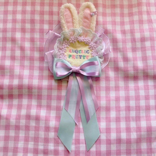 Angelic Pretty リリカルバニーロゼッタグブローチ イエロー