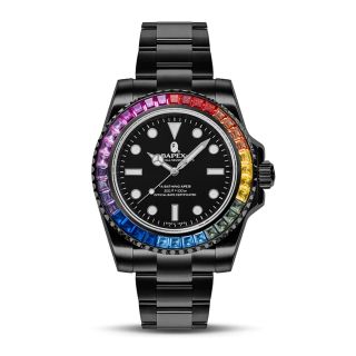 アベイシングエイプ(A BATHING APE)の【希少】TYPE 1 BAPEX CRYSTAL STONE (腕時計(アナログ))