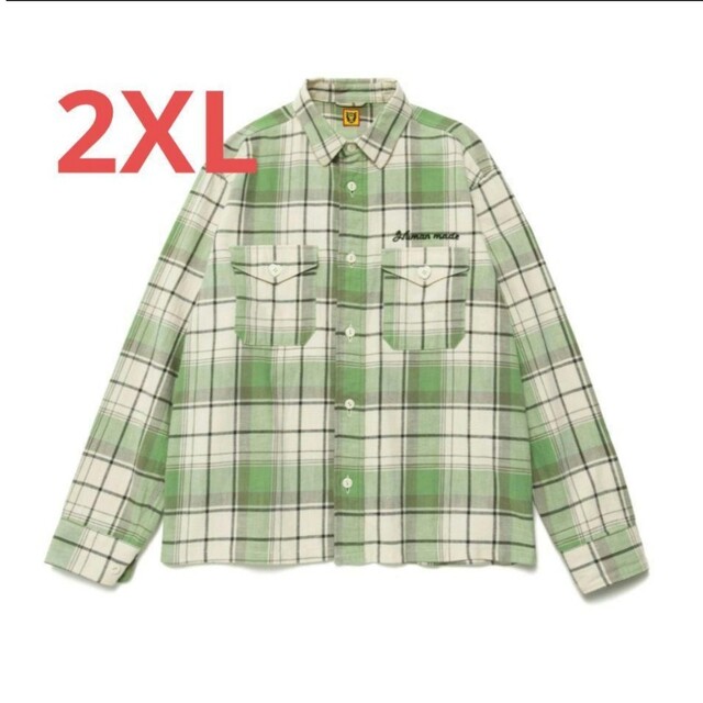 HUMAN MADE Checked Overshirt "Green"