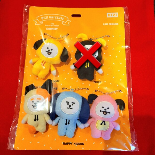 《CHIMMY》5周年コンフェッティ Basicマスコット CHIMMY  新品