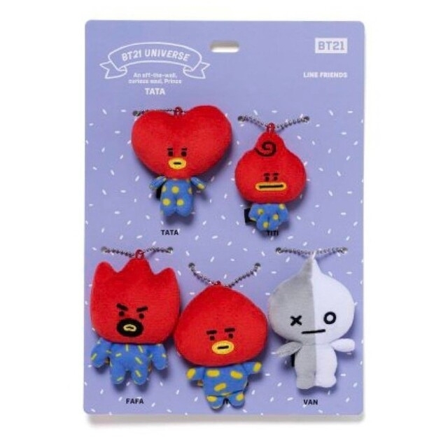 BT21 パープル purp ５周年 TATA タタ テヒョン V マスコット