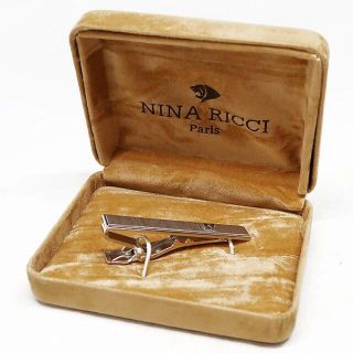 ニナリッチ(NINA RICCI)の美品 NINA RICCI ニナリッチ ネクタイピン タイクリップ タイバー 銀(ネクタイピン)