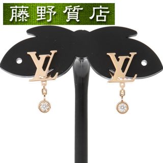 ルイヴィトン(LOUIS VUITTON)の（新品仕上げ済）ルイヴィトン LOUIS VUITTON ピュス イディール ブロッサム ピアス LV K18 PG × ダイヤ Q96549 2021年保証書 8917(ピアス)