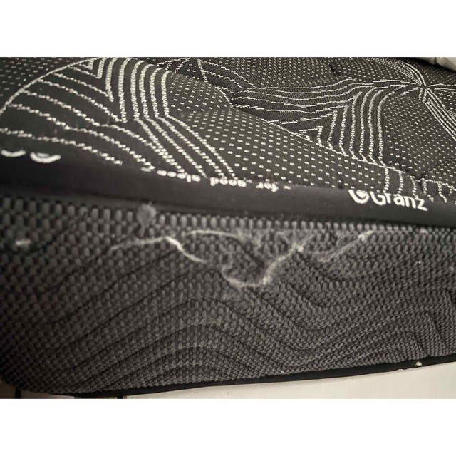 マットレス ボンネルコイル ベッド　グランジーナ ダブル ブラック  インテリア/住まい/日用品のベッド/マットレス(ダブルベッド)の商品写真