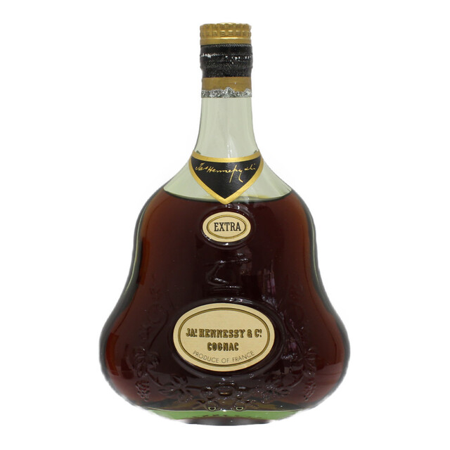 【箱付】JA,ｓ HENNESSY　X.O.　ジャズ　ヘネシー　金キャップ　グリーンボトル　コニャック　ブランデー【古酒・】松前R56店