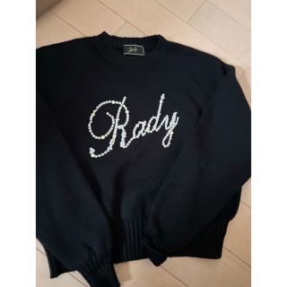 レディー(Rady)の未使用♡ rady パールビジューRadyニットトップス (ニット/セーター)