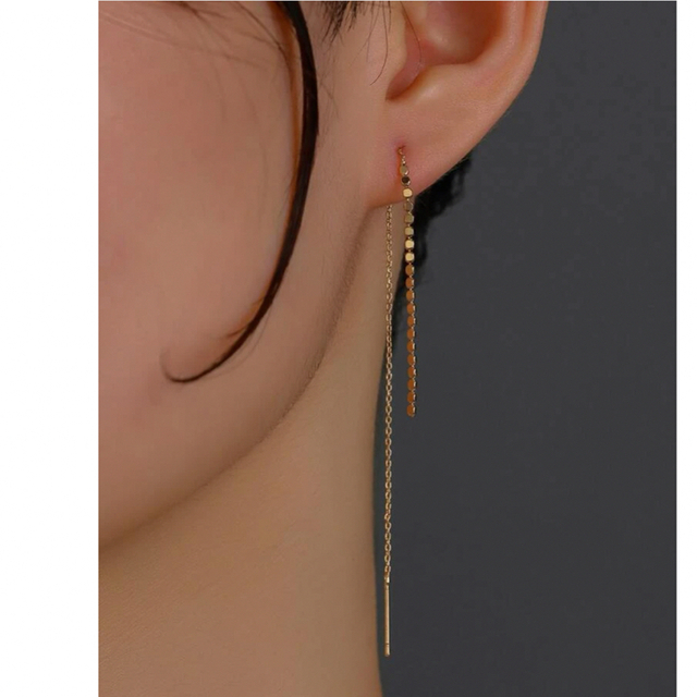 新品未使用】チェーンピアス www.termasbryant.com