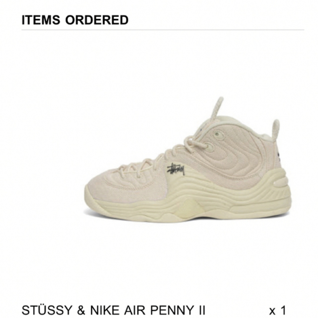 Stussy × Nike Air Penny 2 ステューシー ナイキ