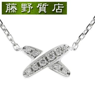 ショーメ(CHAUMET)の (新品仕上げ済）ショーメ CHAUMET リアン ドゥ ショーメ ミニ リアン ダイヤ ネックレス ペンダント K18 WG × ダイヤ 082094 保証書 8519(ネックレス)