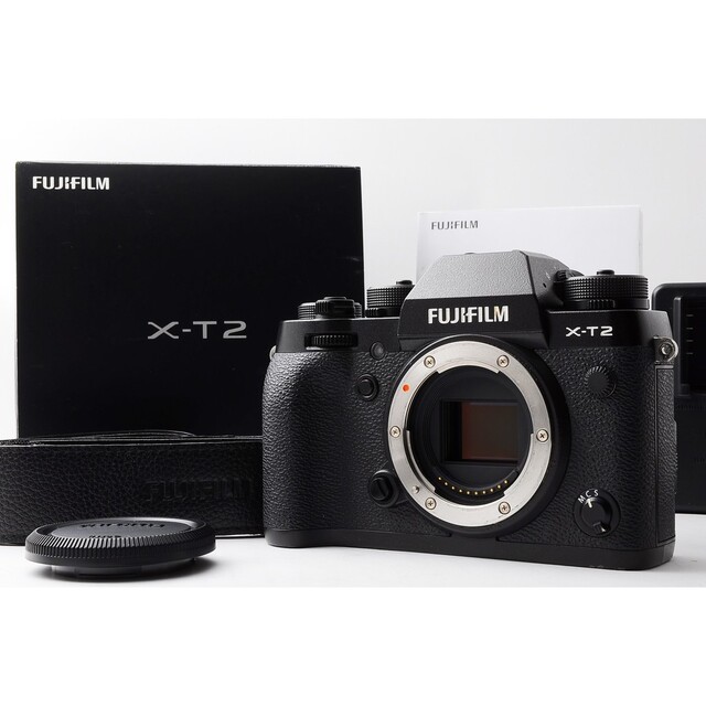 大人気新品 X-T2 Fujifilm 箱付☆ - 富士フイルム ミラーレス一眼 富士