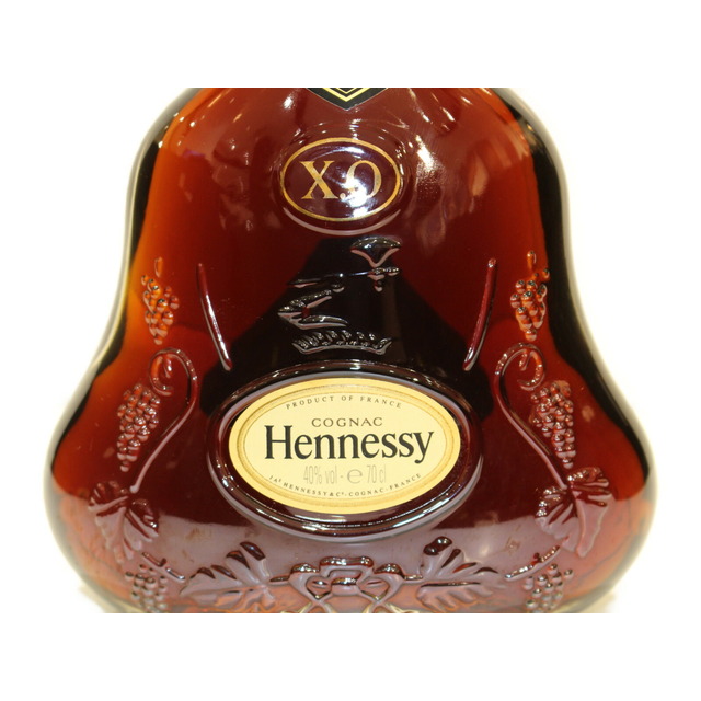 【未開封・箱あり】Hennessy ヘネシー X.O COGNAC コニャック ブランデー ゴールドキャップ クリアボトル 700ml  40%【古酒・中古】松前R56号店