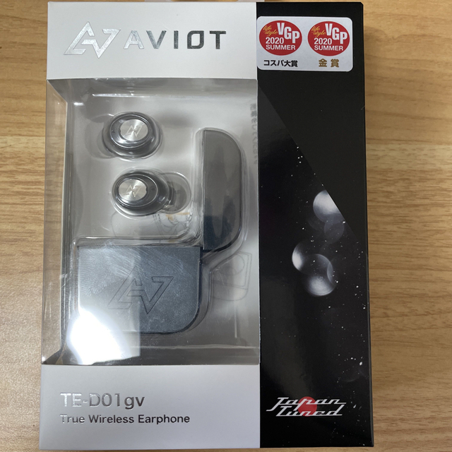 AVIOT フルワイヤレスイヤホン TE-D01GV-BK スマホ/家電/カメラのオーディオ機器(ヘッドフォン/イヤフォン)の商品写真