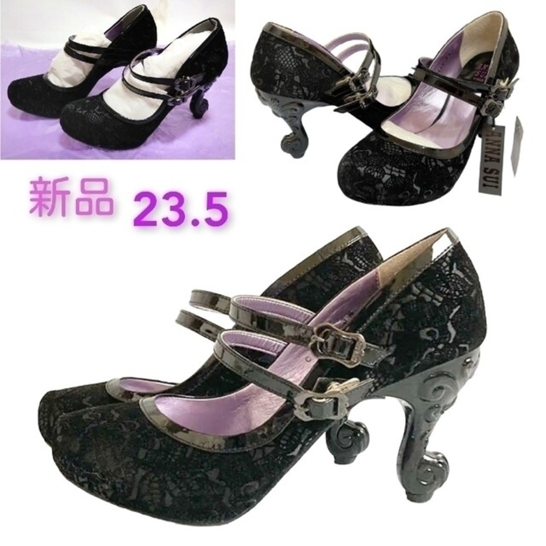 ANNA SUI - anna sui アナスイ 猫足 パンプス 猫足ヒール ANNA SUI - anna sui アナスイ 猫足 パンプス 猫足ヒール