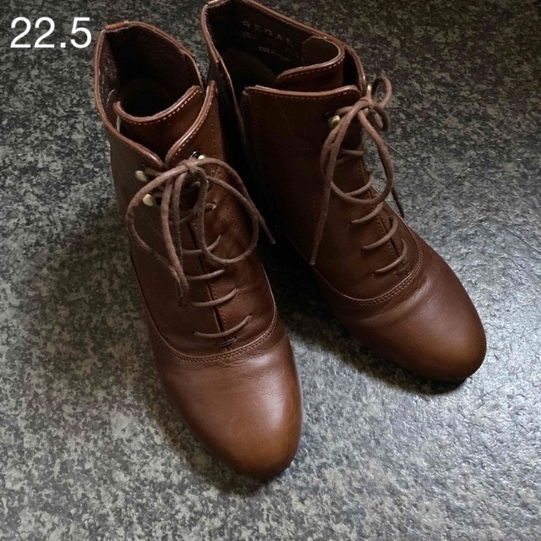 リーガル 22.5 レースアップショートブーツ - ブーツ