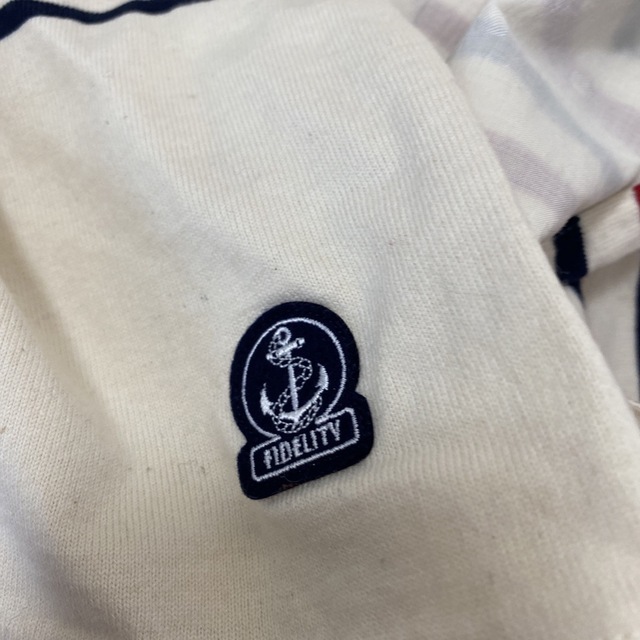SAINT JAMES(セントジェームス)のフィデリティ　バスクシャツ　コットン　ストール　日本製 メンズのファッション小物(ストール)の商品写真