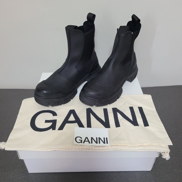 新品】GANNI ガニー リサイクルラバー ブーツ サイズ37の通販 by LUCY