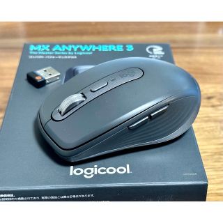 ロジクール(Logicool)の【美品】MX anywhere3 グレー(PC周辺機器)