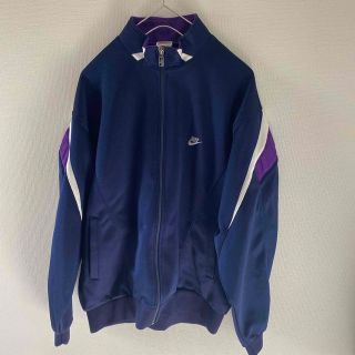 90s 銀タグNIKE ナイキトラックジャケット ジャージ パープル 紫  XL