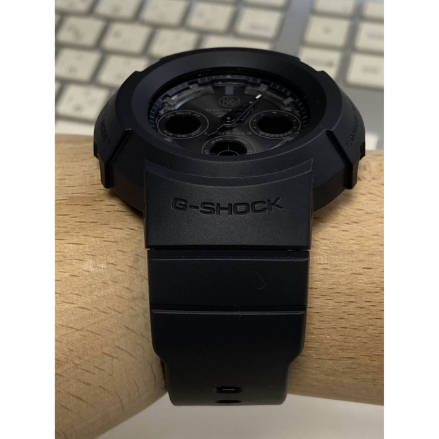 くすみ水色 G-SHOCK/ユナイテッドアローズ/AWG-M500/ブラック/電波