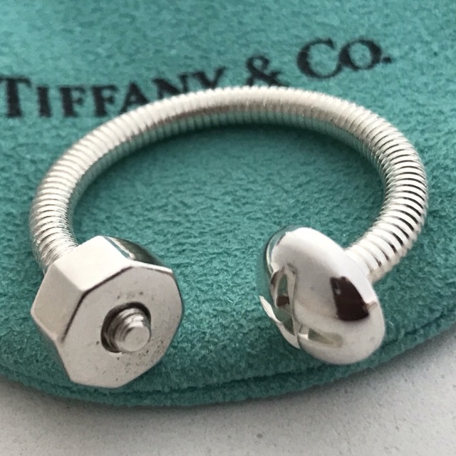 Tiffany ボルト&ナット キーリング 希少美品