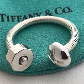 ティファニー(Tiffany & Co.)のTiffany ボルト&ナット キーリング 希少美品(キーホルダー)