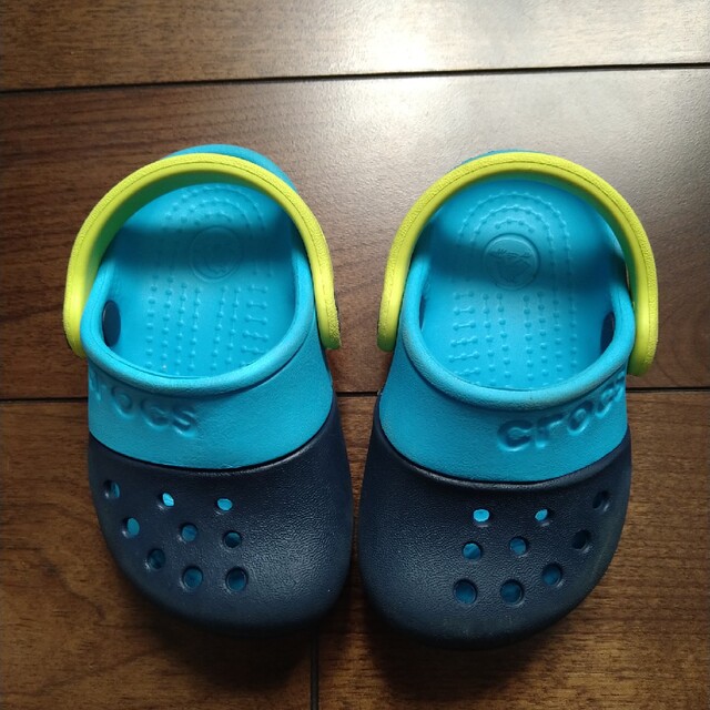 crocs(クロックス)のクロックス　サンダル　12cm キッズ/ベビー/マタニティのベビー靴/シューズ(~14cm)(サンダル)の商品写真