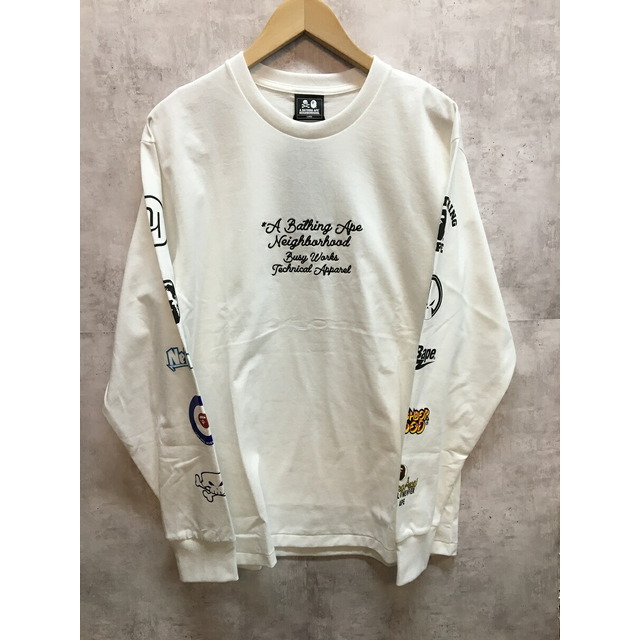 [新品未使用] A BATHING APE 長袖 Tシャツ ロンT エイプ Lnike