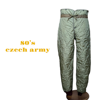 ビームスボーイ(BEAMS BOY)の[チェコ軍]80年代デットストックキルティングパンツライナーパンツ小さめサイズ(ワークパンツ/カーゴパンツ)