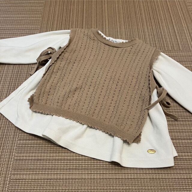 Rope' Picnic(ロペピクニック)のロペピクニック　100 トップス　女の子　しまむら キッズ/ベビー/マタニティのキッズ服女の子用(90cm~)(Tシャツ/カットソー)の商品写真