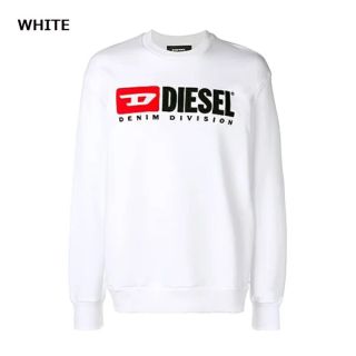 ディーゼル(DIESEL)のDIESEL スウェット L ヴィンテージロゴ　クルーネック　ホワイト(スウェット)