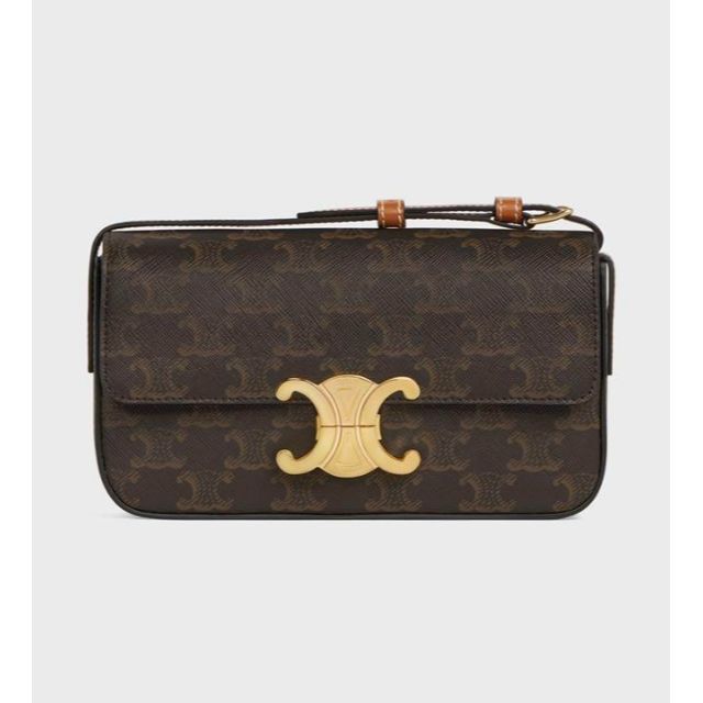 クリスマス特集2022 CHANEL - 正規品 セリーヌ CELINE トリオンフ キャンバス ショルダー バッグ ショルダーバッグ