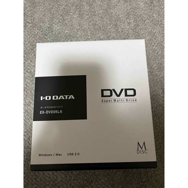 IODATA(アイオーデータ)の⚠️V100様専用⚠️I•O DATA ポータブルDVDドライブ スマホ/家電/カメラのテレビ/映像機器(DVDプレーヤー)の商品写真